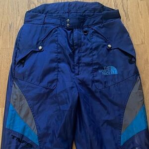 The North Facee Snow and ski blue pants size large